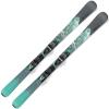 NORDICA Women's Wild Belle DC 84 Stable Durable Chassis Maneuverable All Mountain Alpine Snow Skis with TP2 Light 11 FDT Bindings, Black - Teal, 168 view 1