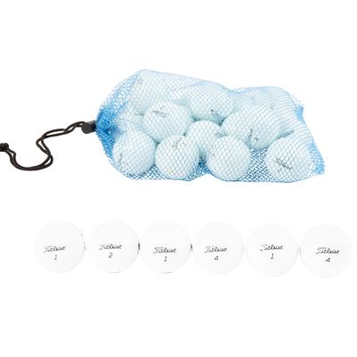 Clean Green Golf Balls Recycled and Used 36 Count Titleist Tour Speed Golf Balls Mix - Cheap Bulk Titleist Tour Speed Golf Balls and Mesh Reusable Bag - Used Golf Balls for Men and Women (36)