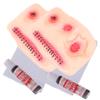 2pcs Scar Temporary Stickers Latex Fake Wounds Makeup Stickers Halloween 3d Apparel Prom Props view 1