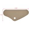 Boat Sink Lid 171184 | 16 3/8 x 7 1/4 Inch Taupe Starboard view 4