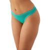 b.tempt'd by Wacoal Women's Inspired Eyelet Cotton Thong Panty, 972219, Water Garden, Small view 2