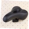 INOOMP 1pc Comfortable Breathable Bike Saddle Cushion for Mountain Biking Ergonomic Design Shock Absorption Compatible Black Color view 2