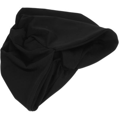 Sosoport Summer Swim Cap for Women Decorative Pleated Hair Protection Lightweight Flexible Adult Beach Hat