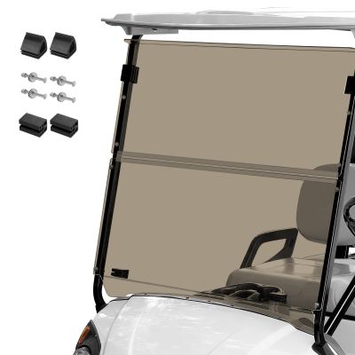 RIZINKART Golf Cart Windshield for Yamaha G29,Customize 5MM Thicken Windshield Replacement Fits Yamaha G29 Drive (2007-2016) Gas and Electric Models - Impact Resistant | UV-Protect Foldable Windshield