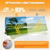 RIZINKART Golf Cart Windshield for Yamaha G29,Customize 5MM Thicken Windshield Replacement Fits Yamaha G29 Drive (2007-2016) Gas and Electric Models - Impact Resistant | UV-Protect Foldable Windshield view 2