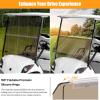 RIZINKART Golf Cart Windshield for Yamaha G29,Customize 5MM Thicken Windshield Replacement Fits Yamaha G29 Drive (2007-2016) Gas and Electric Models - Impact Resistant | UV-Protect Foldable Windshield view 4