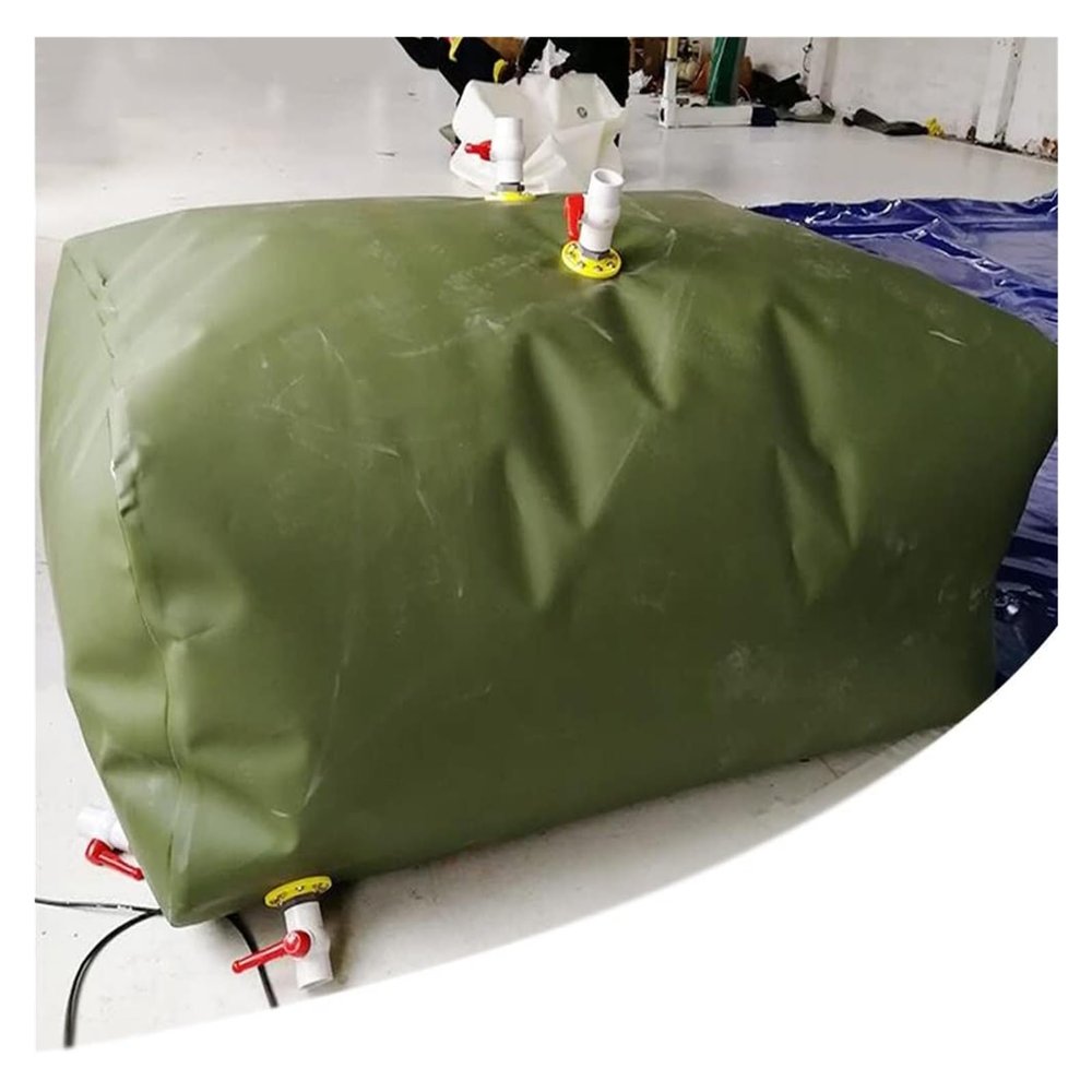 Foldable Water Jerry Can Collapsible Water Container, Water/Leak Proof Pressure Resistant PVC Water Storage Bag, for Garden Farm Fire Emergencies, Personaliz