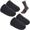 2 Pairs 3mm Neoprene Toe Warmers- L Size Toe Covers Toe Warmer Booties- Thermal Foot Toe Caps Socks for Cycling, Hiking, Running, Winter Outdoor Sports (Worn Inside Shoes) view 1