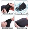 2 Pairs 3mm Neoprene Toe Warmers- L Size Toe Covers Toe Warmer Booties- Thermal Foot Toe Caps Socks for Cycling, Hiking, Running, Winter Outdoor Sports (Worn Inside Shoes) view 4