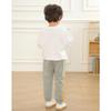 GFQLONG 3 Pack Baby Boy Drawstring Elastic Sweatpants,Toddler Cotton Dinosaur Active Jogger Pants with Pockets,Stripe,2-3T view 3