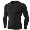 SPVISE Compression Shirt Men Long Sleeve Workout Gym Baselayer Top Black view 1
