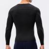 SPVISE Compression Shirt Men Long Sleeve Workout Gym Baselayer Top Black view 4