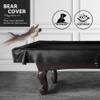 BEARCOVER Heavy Duty Leatherette Billiard Pool Table Cover, Waterproof & Tearproof Cover for Pool Table 7/8/9FT (Black/Faux Lambskin, 9FT-(112"LX 62"WX 8H)) view 4