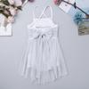 Alvivi Kids Girls Cross Back Camisole Ballet Leotard Tutu Dress Ballerina Lyrical Modern Dance wear Dancing Costume White A 12 Years view 4