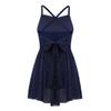 Alvivi Kids Girls Cross Back Camisole Ballet Leotard Tutu Dress Ballerina Lyrical Modern Dance wear Dancing Costume Navy Blue A 8 Years view 2