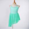 Alvivi Kids Girls Cross Back Camisole Ballet Leotard Tutu Dress Ballerina Lyrical Modern Dance wear Dancing Costume Mint Green B 5-6 Years view 3
