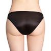 AGJGFM Men's Cut Out Low Rise Silky Briefs Shiny Glossy Stretchy See Through Panties Thongs Underwear view 2