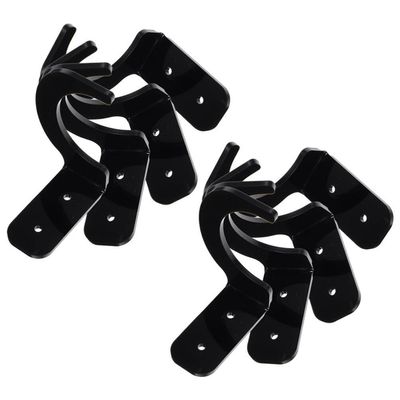 Alipis 4pairs Baseball Bat Wall Mount Display Rack Softball Stand for Collectors Sports Fans Sturdy Holder for Game-used Autographed Bats for Home Decor