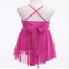 Alvivi Kids Girls Cross Back Camisole Ballet Leotard Tutu Dress Ballerina Lyrical Modern Dance wear Dancing Costume Rose A 6 Years view 4