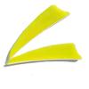 ZSHJGJR 50pcs 3" 4" 5 Shield Cut Archery Fletches Arrow Feathers Turkey Feather Right/Left Wing for DIY Hunting Arrows Accessories (Left Wing, Light Yellow, 5 Inch) view 2