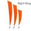 ZSHJGJR 50pcs 3" 4" 5 Shield Cut Archery Fletches Arrow Feathers Turkey Feather Right/Left Wing for DIY Hunting Arrows Accessories (Left Wing, Pink, 4 Inch) view 4