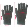 DALEDWN 5 Colors Winter Magic Gloves Unisex Adults Fits Most Men Women Teens Warm Gloves(Grey) view 4