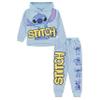 Disney Stitch Jumbo Print Hooded Sweatshirt & Jogger Set view 1