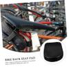 BESPORTBLE Comfortable Bike Backseat Cushion for Outdoor Cycling Easy to Install Saddle Pad for Rear Rack Suitable for Mountain Road Random Style view 3