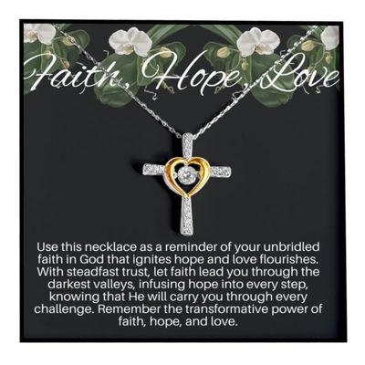 CrossDancingNecklace FaithHopeLoveNecklace-FaithNecklace-CrossNecklaceForHer-FaithGiftsJewelry