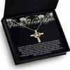 CrossDancingNecklace FaithHopeLoveNecklace-FaithNecklace-CrossNecklaceForHer-FaithGiftsJewelry view 2