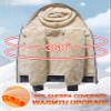 Flygo Unisex Boys Girls Fleece Jacket Hoodie Sherpa Lined Zip Up Hooded Sweatshirt Kids Winter Jackets(DarkGrey-S) view 3