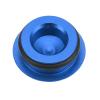Keenso Crankset Dust Cover Crank Arm Dust Crankset Cover, Aluminum Alloy Mountain Hollow Center Shaft Integrated Crank Arm for Road (1 view 1