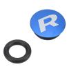 Keenso Crankset Dust Cover Crank Arm Dust Crankset Cover, Aluminum Alloy Mountain Hollow Center Shaft Integrated Crank Arm for Road (1 view 2