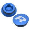 Keenso Crankset Dust Cover Crank Arm Dust Crankset Cover, Aluminum Alloy Mountain Hollow Center Shaft Integrated Crank Arm for Road (1 view 4