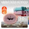 OutdoorMaster Merino Wool Ski Socks for Kids, Boys & Girls, Thermal Winter Warm Snowboarding Socks for Cold Weather view 3