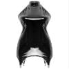 ACSUSS Sexy Womens Bodycon Mini Dresses with Metal Clips Sleeveless Latex Tank Dresses Rave Party Costume Black C 3X-Large view 2