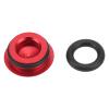 Crankset Dust Cover, Aluminum Alloy Hollow Shaft Cover, for Road Bikes, Lightweight, Resistant, Simple Setup, Ensures Smooth Crankset Operation view 1