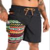 APTRO 2 in 1 Men's Swim Trunks 9" with Zipper Pockets Bathing Suit Built-in Board Shorts Swimwear Long Shorts Multicolor L view 1