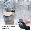 Premillow Winter Gloves for Women Men - Thermal Fleece Liner With Touchscreen, Warm Knit for Cold Weather, Insulated for Skiing Running Driving Cycling view 3
