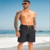 APTRO 2 in 1 Men's Swim Trunks 9" with Zipper Pockets Bathing Suit Built-in Board Shorts Swimwear Long Shorts Multicolor 1X view 3