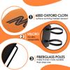 MR Soccer Goal Targets, Soccer Corner Shooting Targets, Top Bins Soccer Target, Soccer Ball Target with Highlighted Scoring Zones, Soccer Goal Target Nets for Shooting Accuracy Training, Set of 2 view 3