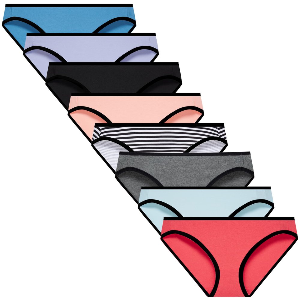 Finihen Big Girls Panties Cotton Bikini For Teen Girls Cotton Underwear Multipacks Size 16