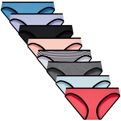 Finihen Big Girls Panties Cotton Bikini For Teen Girls Cotton Underwear Multipacks Size 10