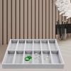 HOMSFOU Glasses Organizer Tray Stackable Sunglasses Display Storage Box Compartments for Eyewear Organization for Showcase and Home Decor Material view 2