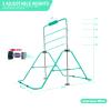 YEEGO DIRECT Gymnastics Bar for Kids with Rings and Pad, Folding Gymnastics Bars Horizontal Bar for Kids Ages 3-10, Expandable for Home Training Kids Gifts for Girls Boys(Green) view 2