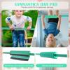 YEEGO DIRECT Gymnastics Bar for Kids with Rings and Pad, Folding Gymnastics Bars Horizontal Bar for Kids Ages 3-10, Expandable for Home Training Kids Gifts for Girls Boys(Green) view 3