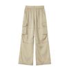Lightweight Silky Jogger Pants for Girls Kids & Toddler Warm Weather Cargo Loose High Waisted Pants view 3
