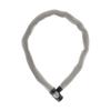 ABUS Chain Lock IVERA Chain 7210 - Bicycle Lock with Highly Flexible IvyTex Synthetic Fibre Casing - ABUS Security Level 8-85 cm - Colour: Grey view 1