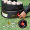 Furlihong 6902BHA Rechargeable Baseball/Softball Toss Machine with Extendable Ball Stacker, Height Adjustable, Use Regulation Baseballs, Softballs or Dimpled Balls, for Hitting Batting Practice view 2