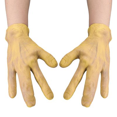 Beisto Green Alien Gloves Hands for Adults And Children Alien Costume Accessories Monster Gloves Adult for Halloween
